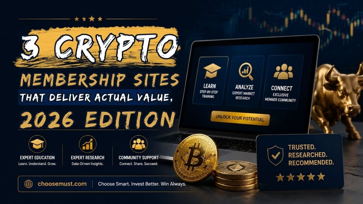 3 Crypto Membership Sites That Deliver Actual Value, 2026 Edition