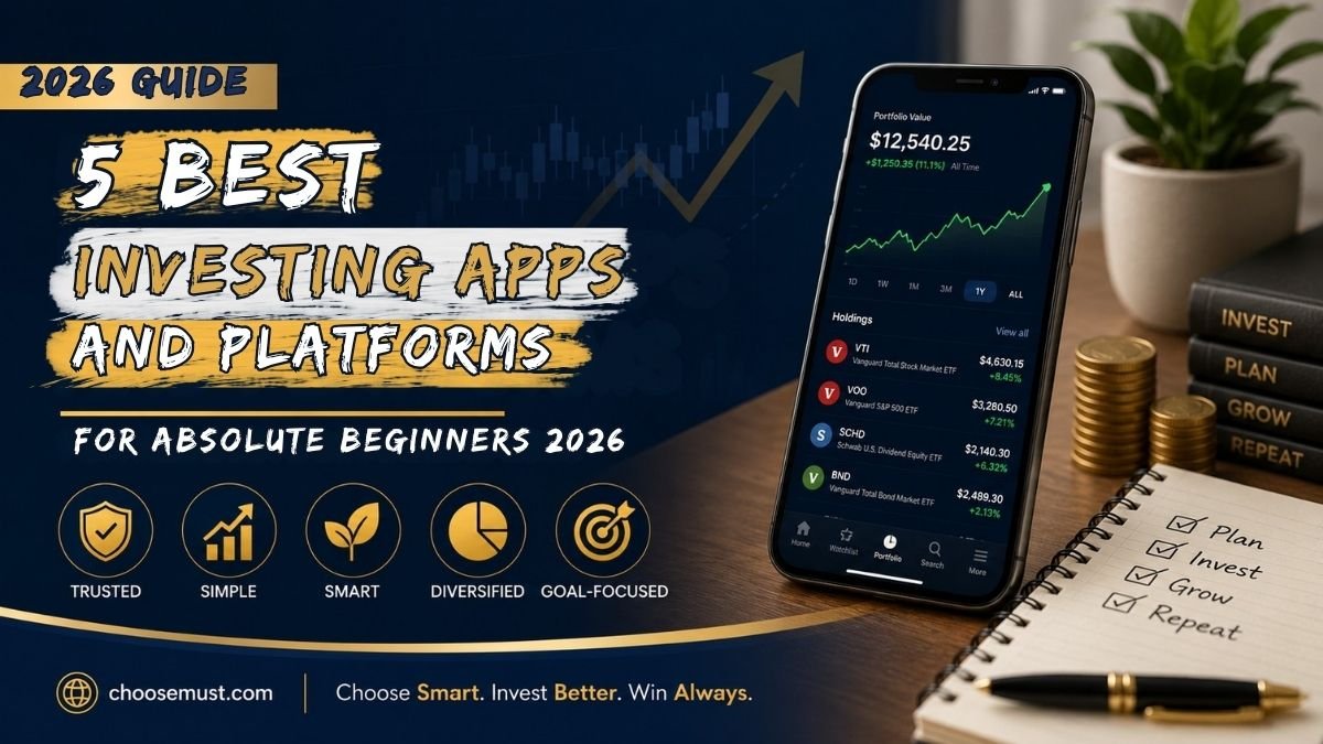 5 Best Investing Apps and Platforms for Absolute Beginners 2026
