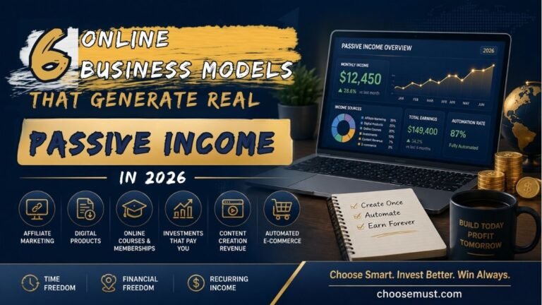 6 Online Business Models That Generate Real Passive Income in 2026