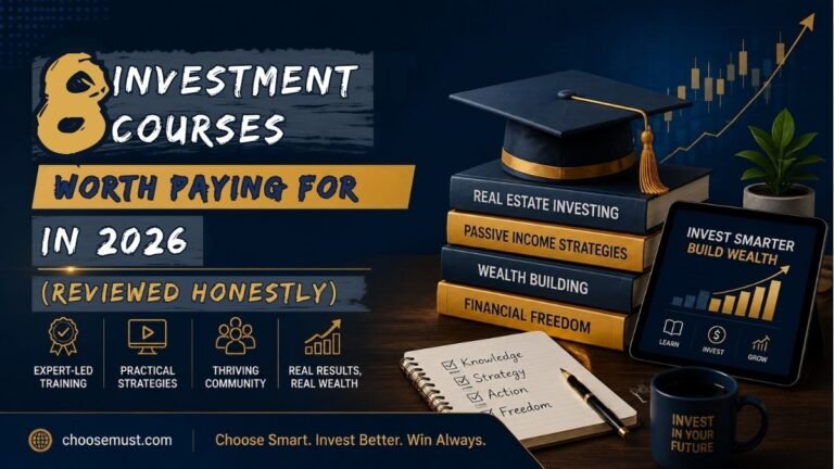 8 Investment Courses Worth Paying For in 2026 (Reviewed Honestly)