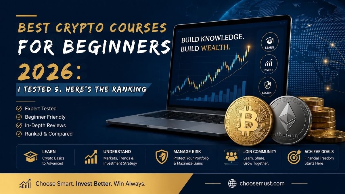 Best Crypto Courses for Beginners 2026 I Tested 5, Here's the Ranking