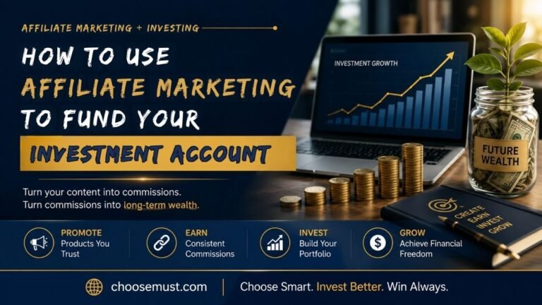 How to Use Affiliate Marketing to Fund Your Investment Account