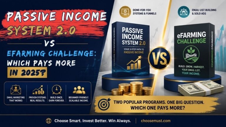Passive Income System 2.0 vs eFarming Challenge Which Pays More in 2025