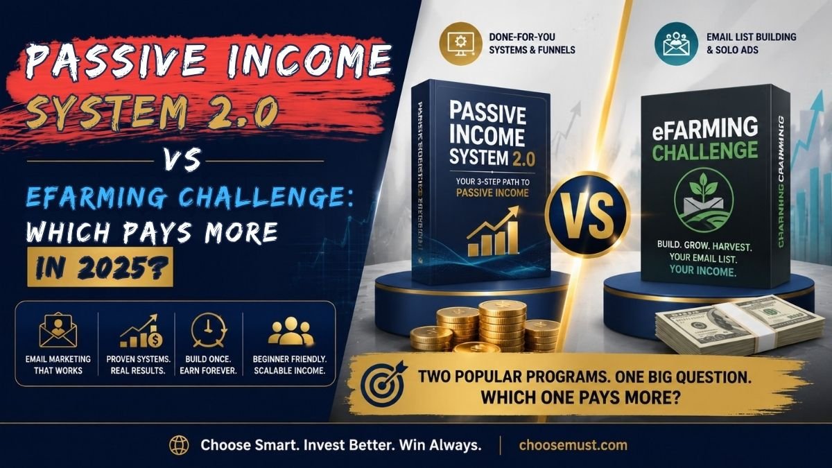 Passive Income System 2.0 vs eFarming Challenge Which Pays More in 2025