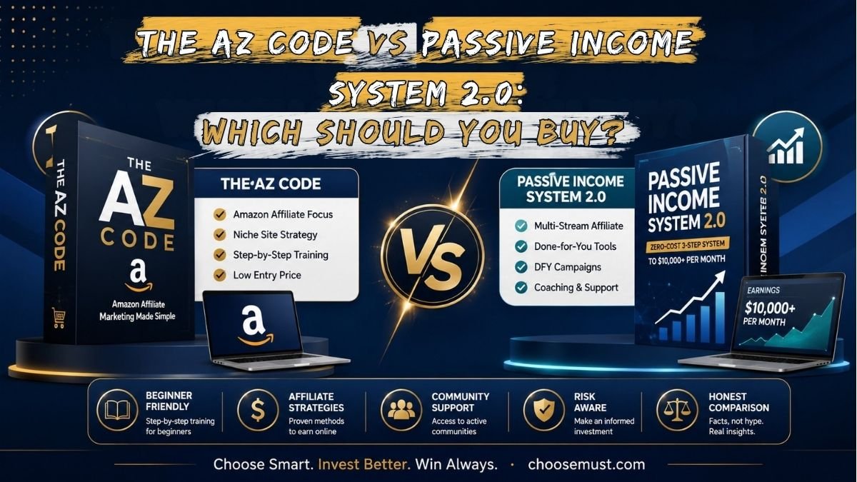 The AZ Code vs Passive Income System 2.0 Which Should You Buy