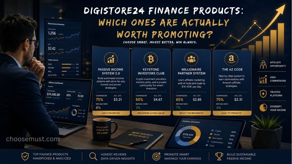 Digistore24 Finance Products Which Ones Are Actually Worth Promoting