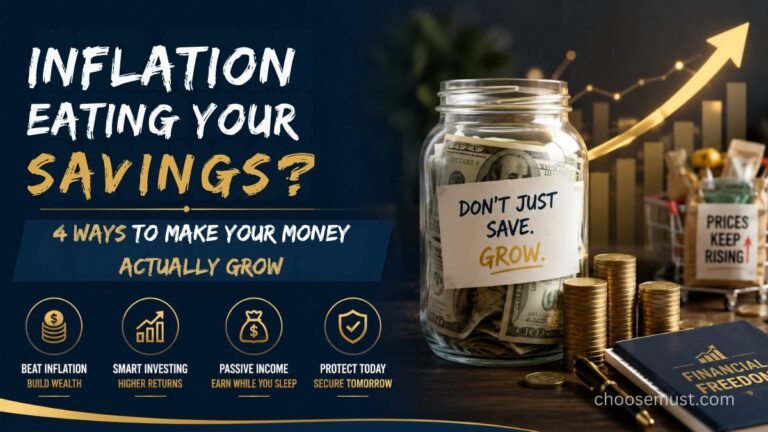 Inflation Eating Your Savings 4 Ways to Make Your Money Actually Grow