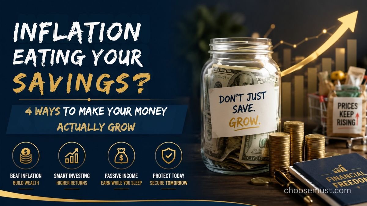 Inflation Eating Your Savings 4 Ways to Make Your Money Actually Grow