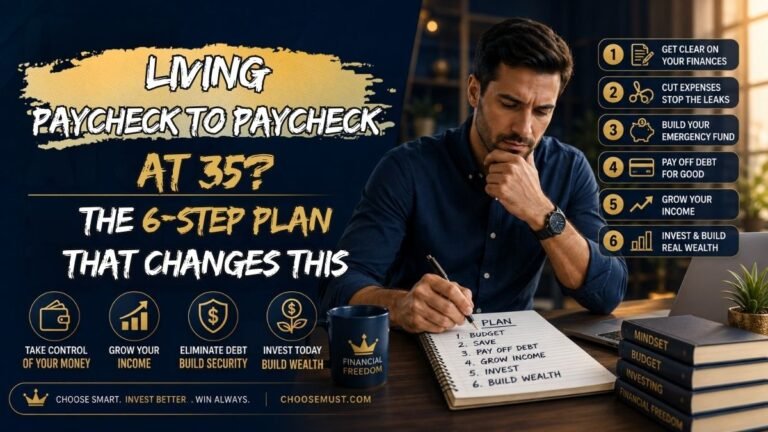Living Paycheck to Paycheck at 35 The 6-Step Plan That Changes This