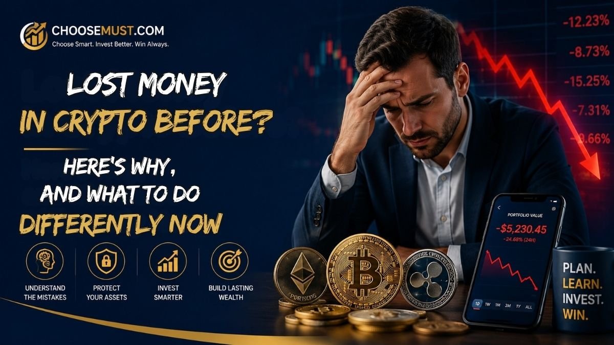 Lost Money in Crypto Before Here’s Why, and What to Do Differently Now