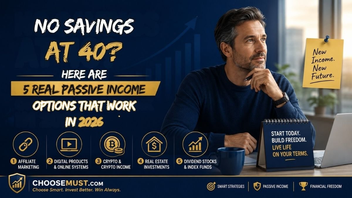 No Savings at 40 Here Are 5 Real Passive Income Options That Work in 2026