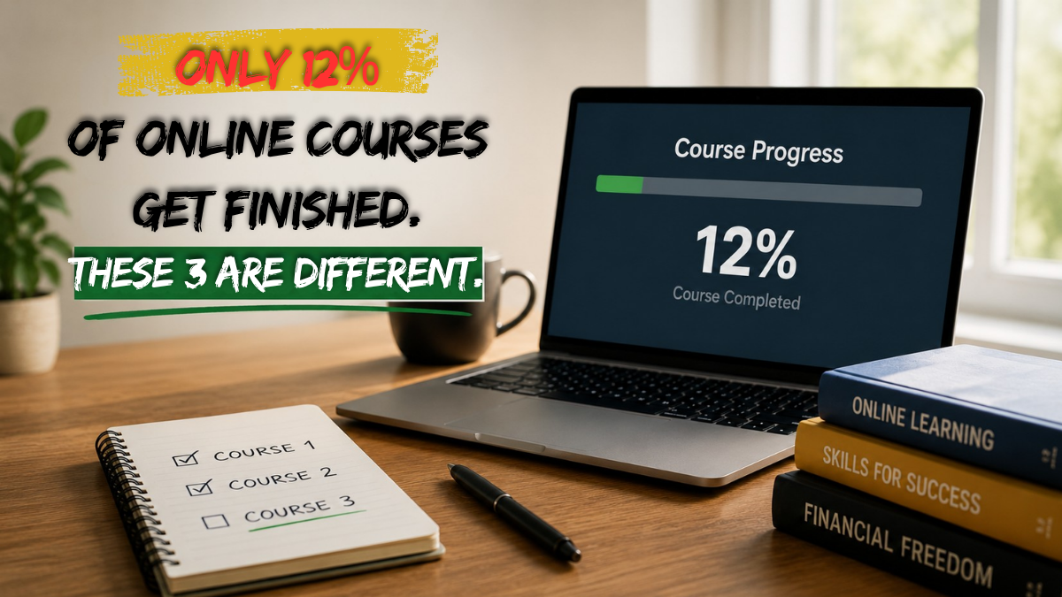 Only 12% of Online Courses Get Finished. These 3 Are Different.