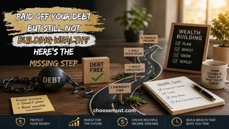 Paid Off Your Debt, But Still Not Building Wealth Here's the Missing Step