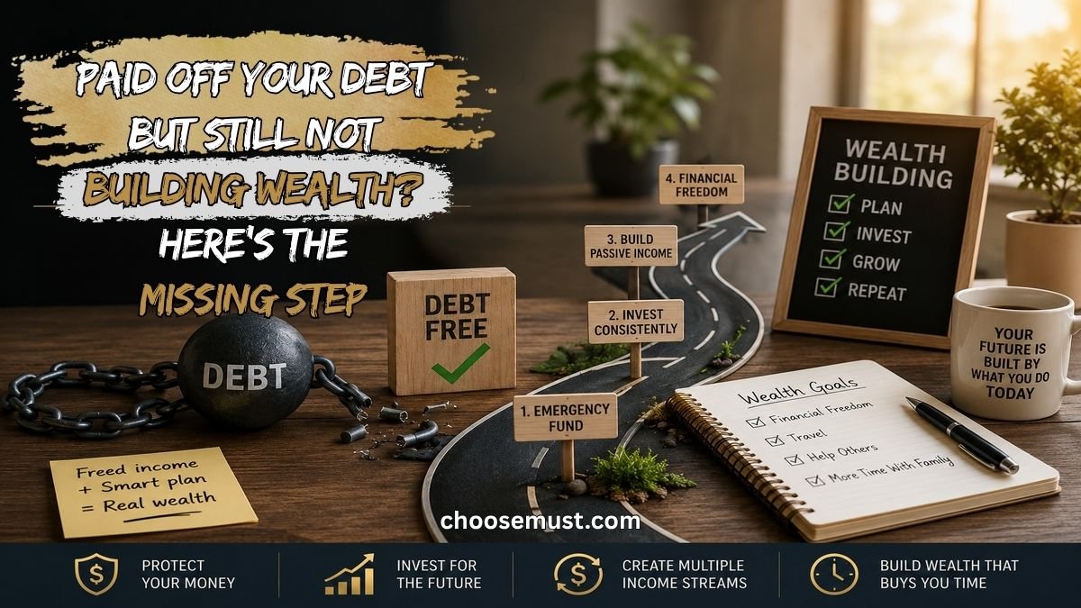 Paid Off Your Debt, But Still Not Building Wealth Here's the Missing Step