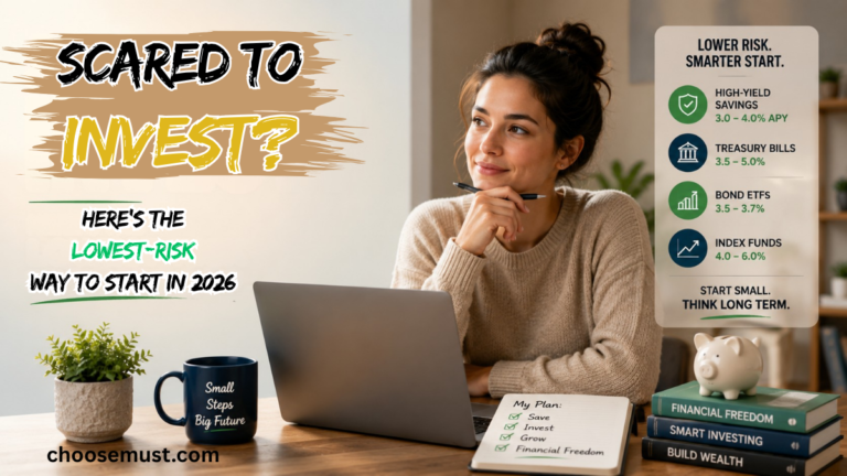 Scared to Invest Here’s the Lowest-Risk Way to Start in 2026