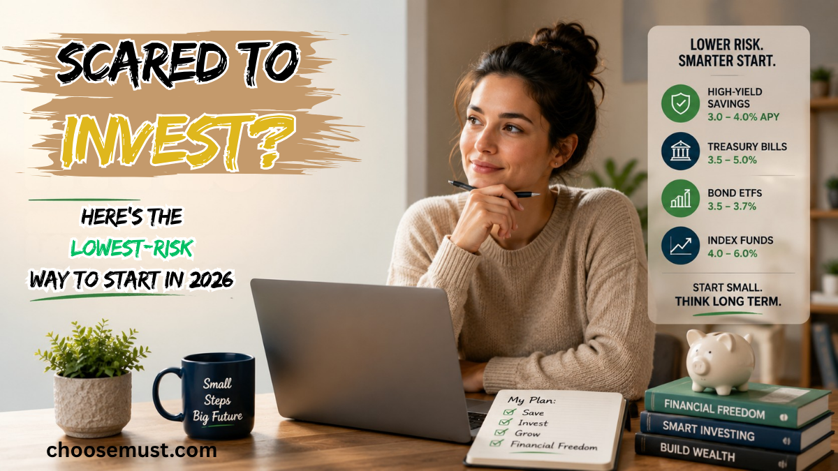 Scared to Invest Here’s the Lowest-Risk Way to Start in 2026