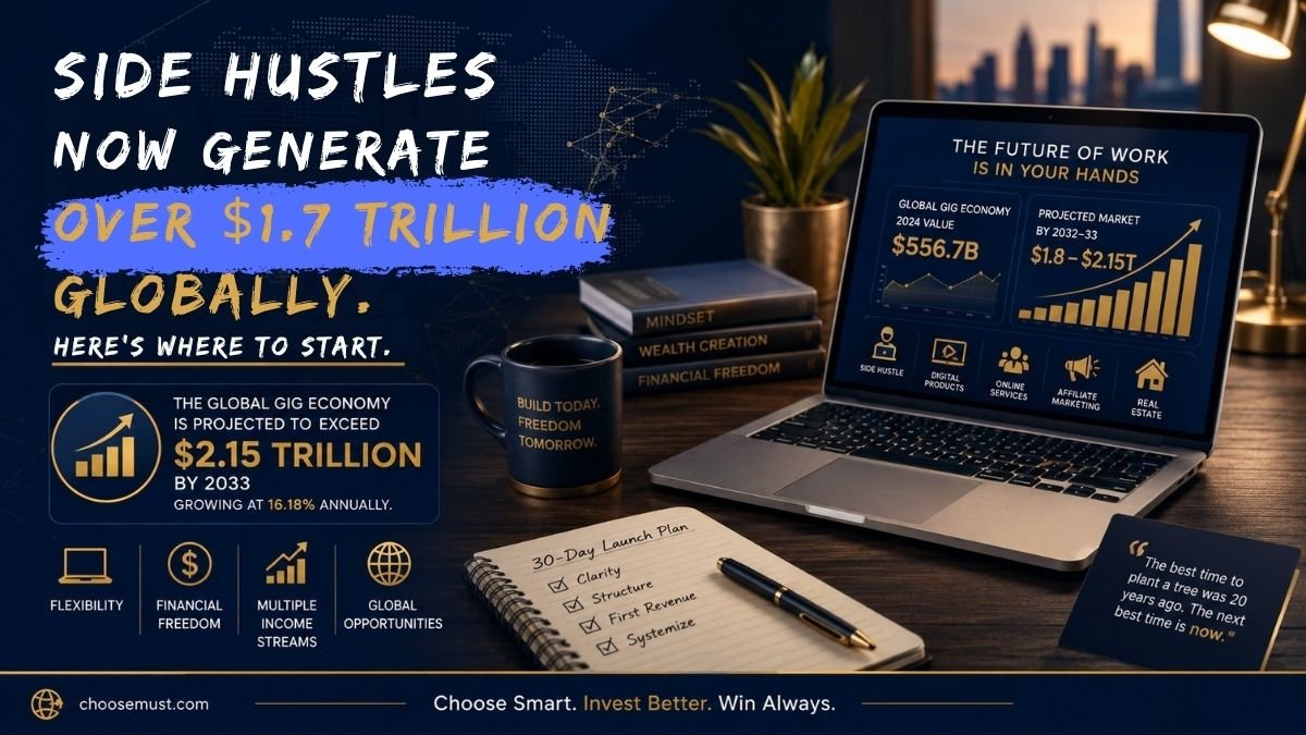 Side Hustles Now Generate Over $1.7 Trillion Globally. Here's Where to Start.