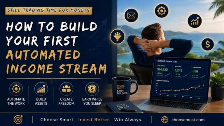 Still Trading Time for Money How to Build Your First Automated Income Stream