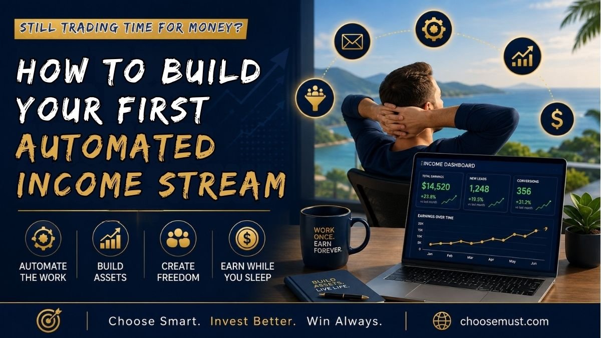 Still Trading Time for Money How to Build Your First Automated Income Stream