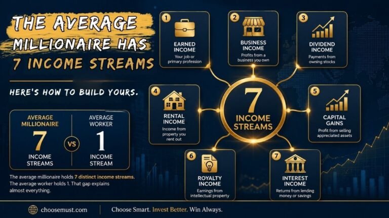 The Average Millionaire Has 7 Income Streams. Here's How to Build Yours.