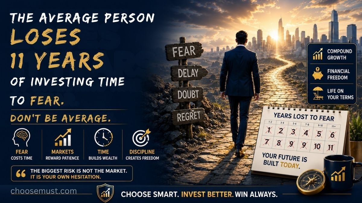 The Average Person Loses 11 Years of Investing Time to Fear. Don't Be Average.