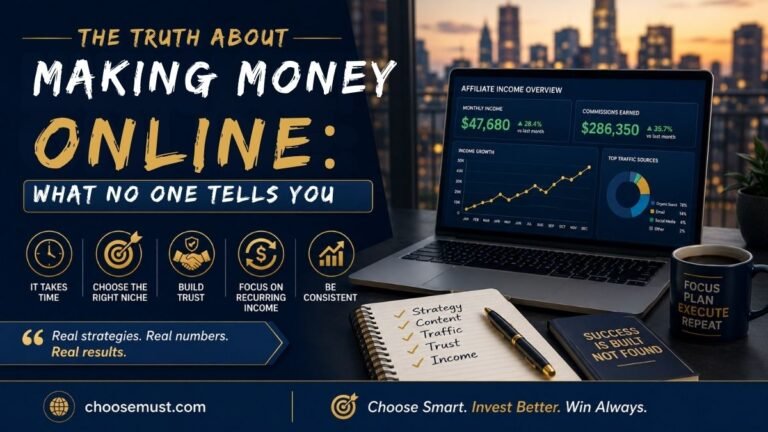 The Truth About Making Money Online What No One Tells You